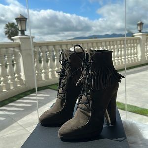 Giuseppe Zanotti Fringed Suede Boots